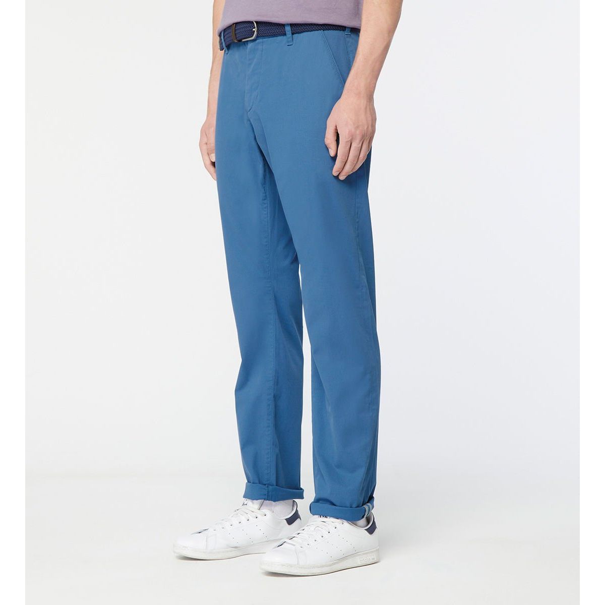 Pantalon chino uni Bleu Galeries Lafayette Garçon Vêtements Pantalons & Jeans Pantalons Chinos 