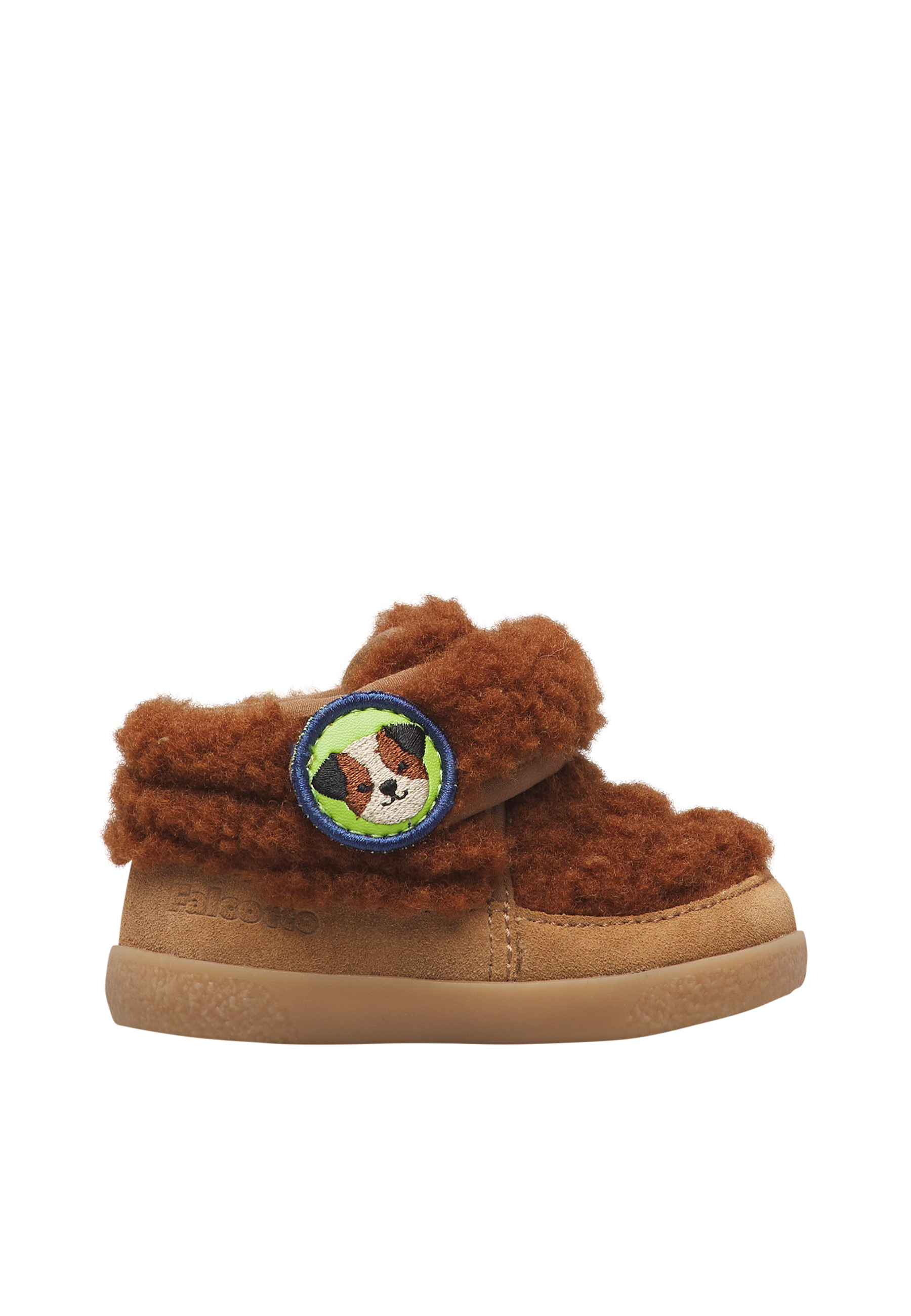 Bottes en suede et en laine LITTLE FRIENDS VL., FALCOTTO