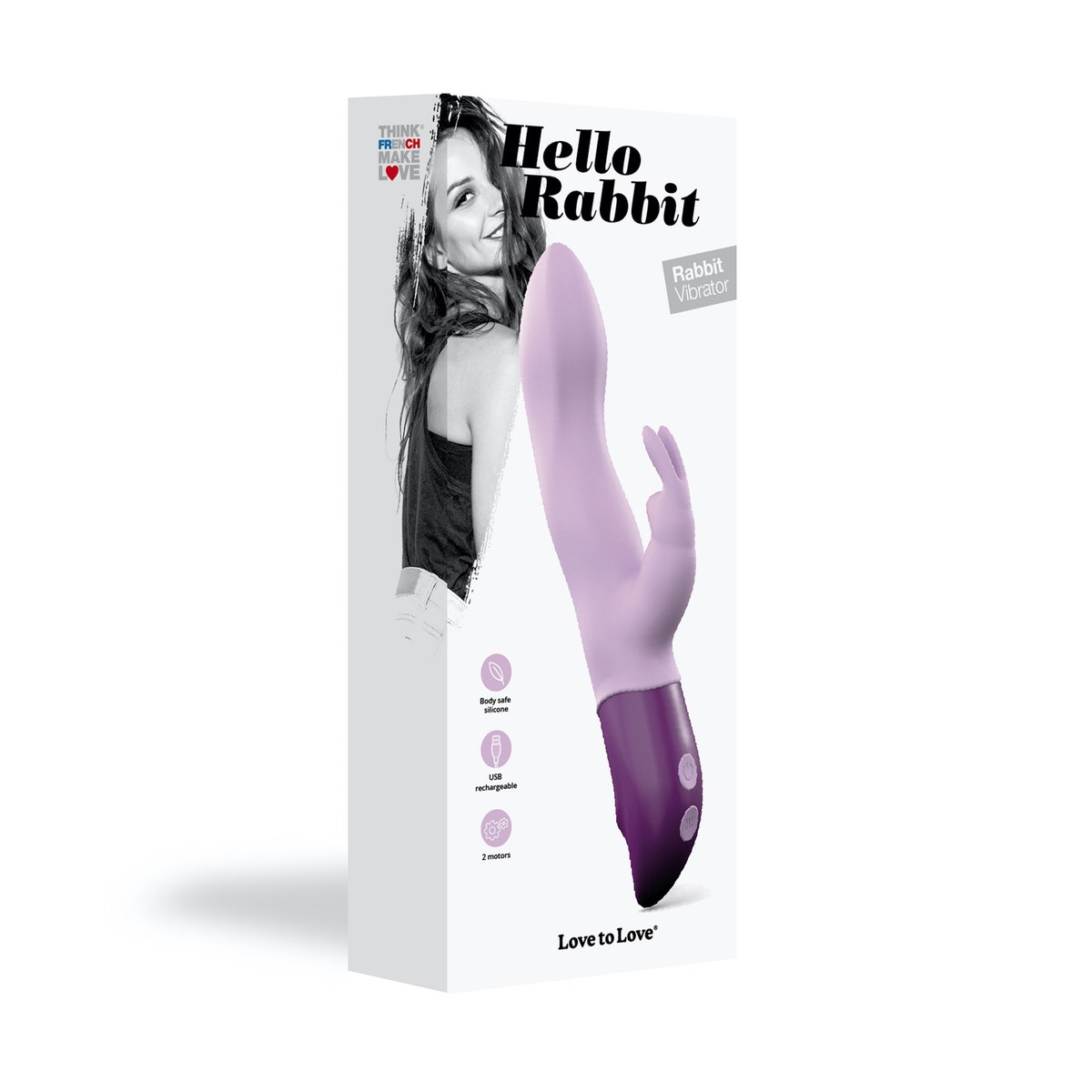 Vibromasseur Rabbit Lovely - Neuf - Silicone & ABS - Pour Femmes