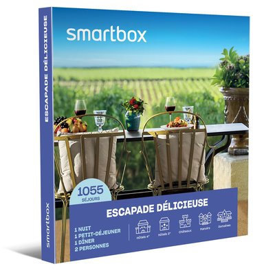 Escapade délicieuse - SMARTBOX - Coffret Cadeau Séjour SMARTBOX