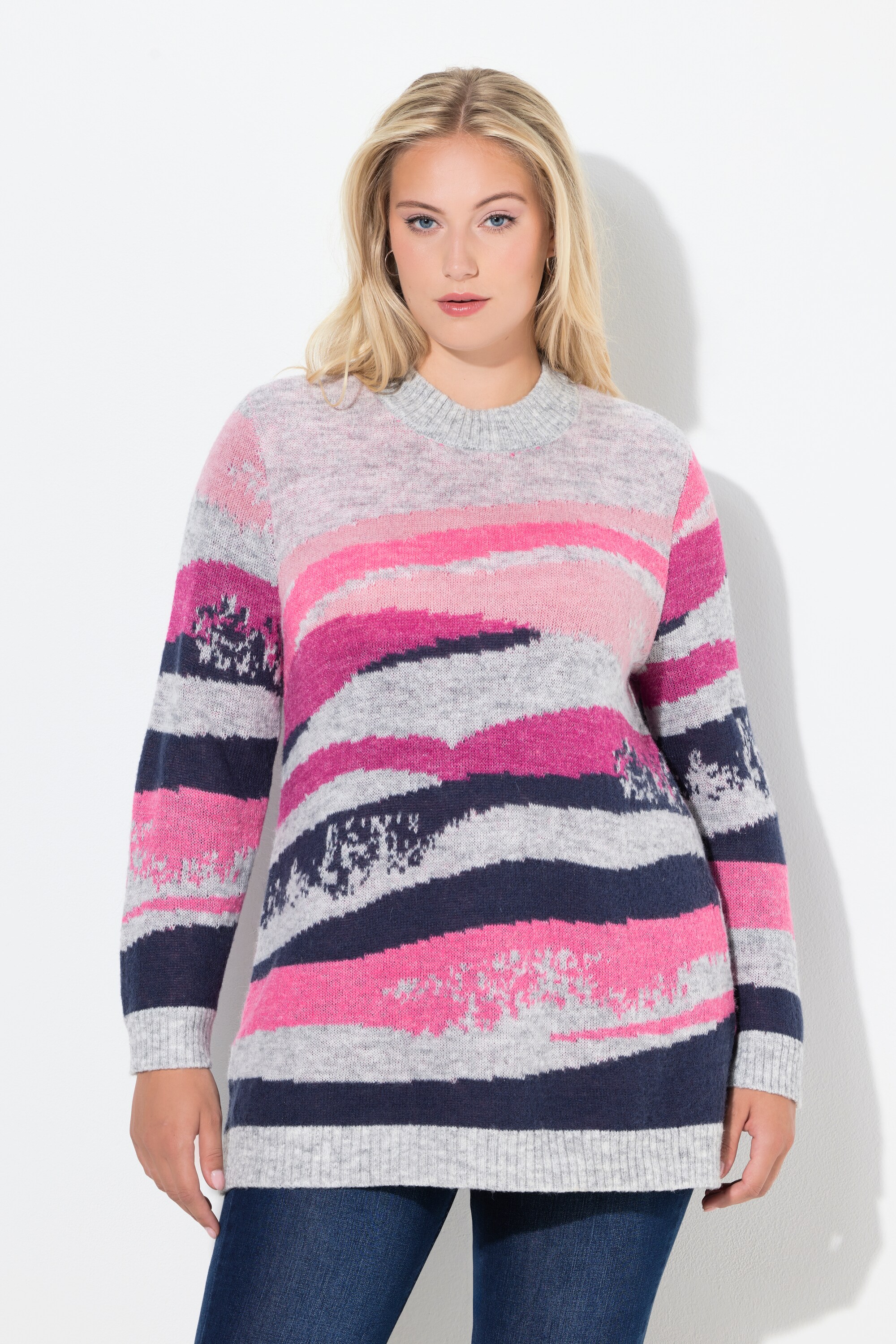 Pull col rond et manches longues, ULLA POPKEN