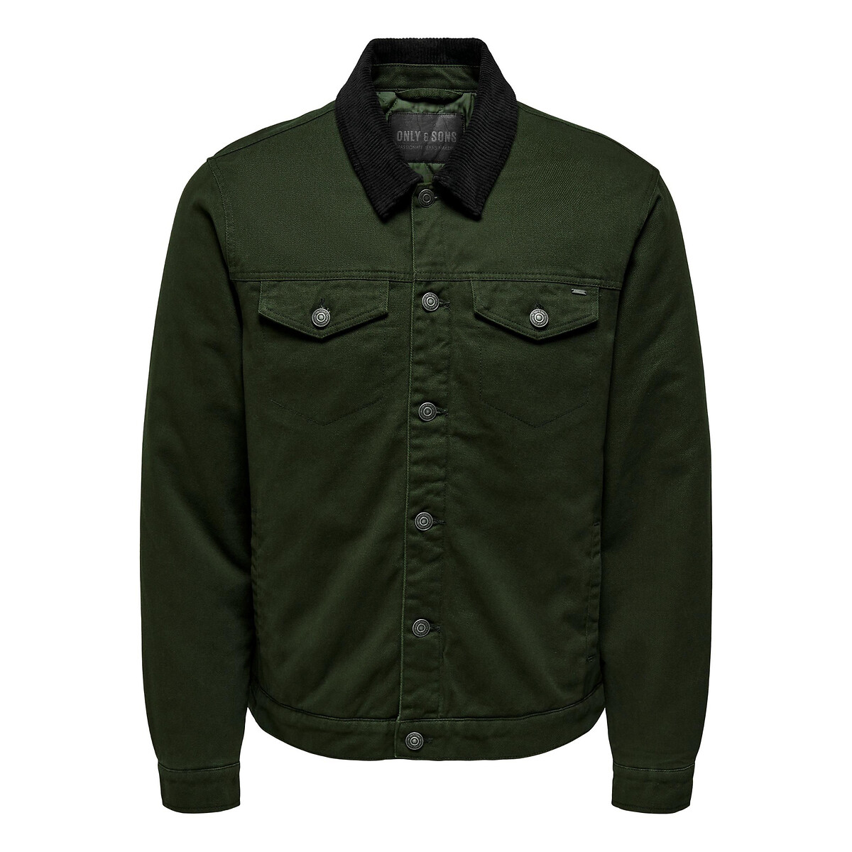 Image of Cotton Lined Trucker Jacket
