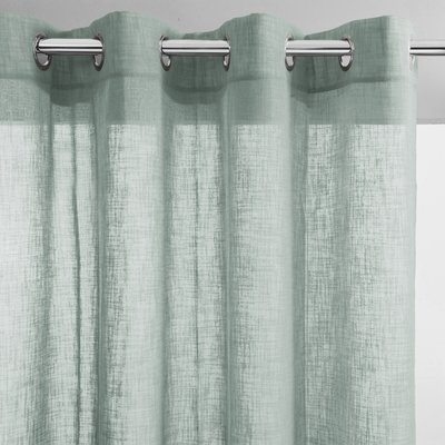 Nyong Linen Effect Voile Curtain with Eyelets LA REDOUTE INTERIEURS