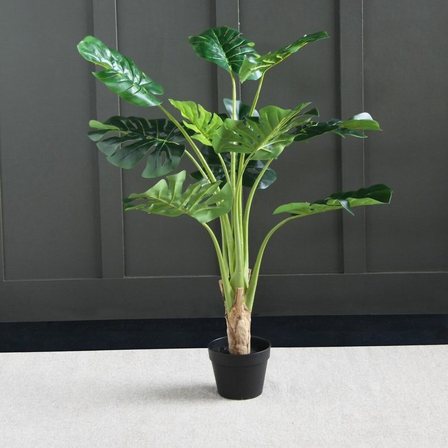 120cm Artificial Monstera/Cheese Plant, green, SO'HOME