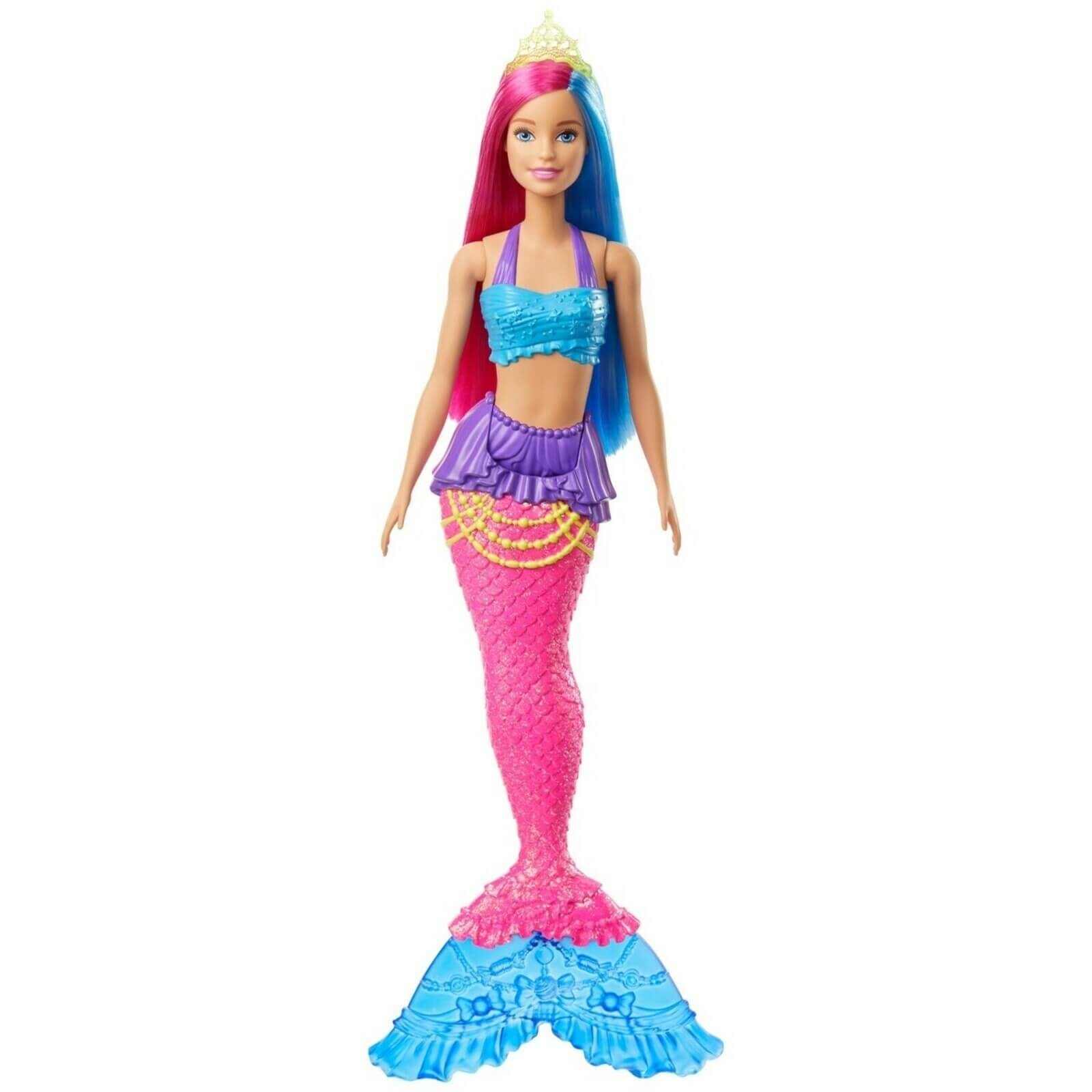 Barbie dreamtopia poupee sirene rose multicolore Mattel La Redoute