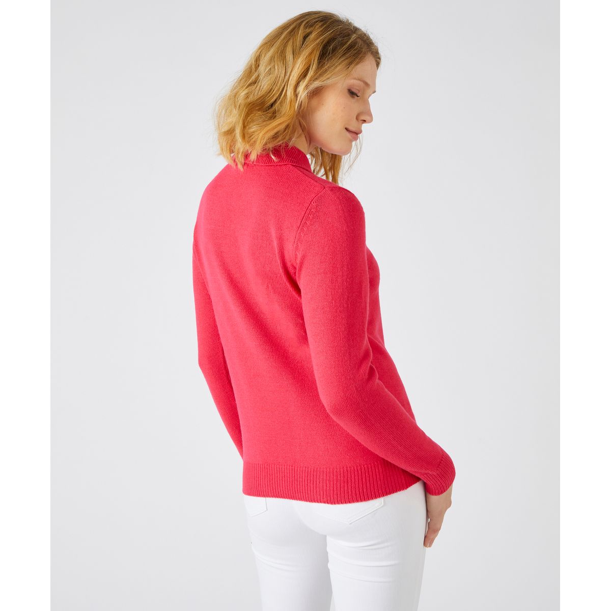 Pull col new arrivals polo femme damart