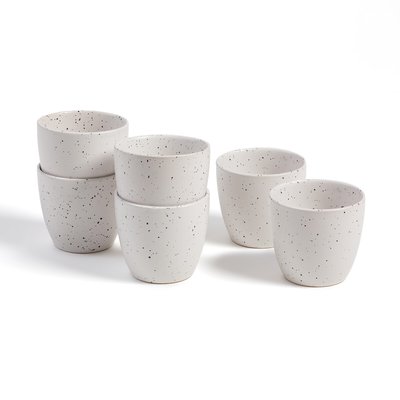Set of 6 Pido Speckled Stoneware Coffee Cups LA REDOUTE INTERIEURS