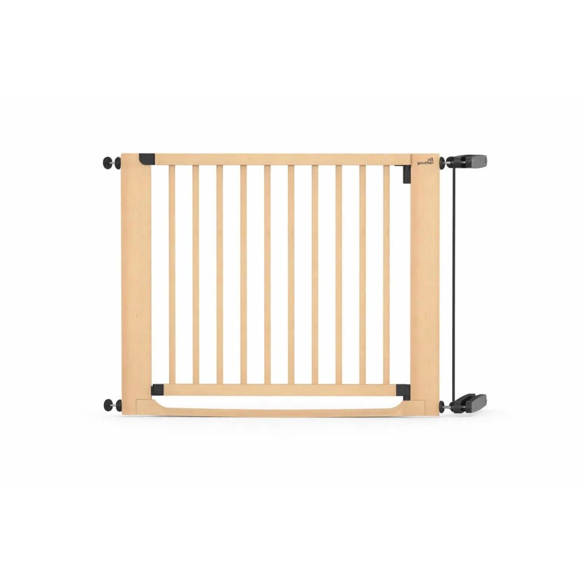 Barrière d'escalier Easylock FlatStep bois 87-95 cm - seuil plat, kit rampe blanc, GEUTHER