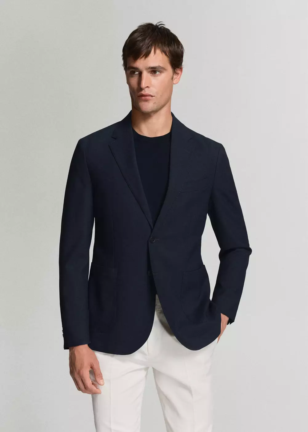 Veste costume slim-fit poches, MANGO MAN