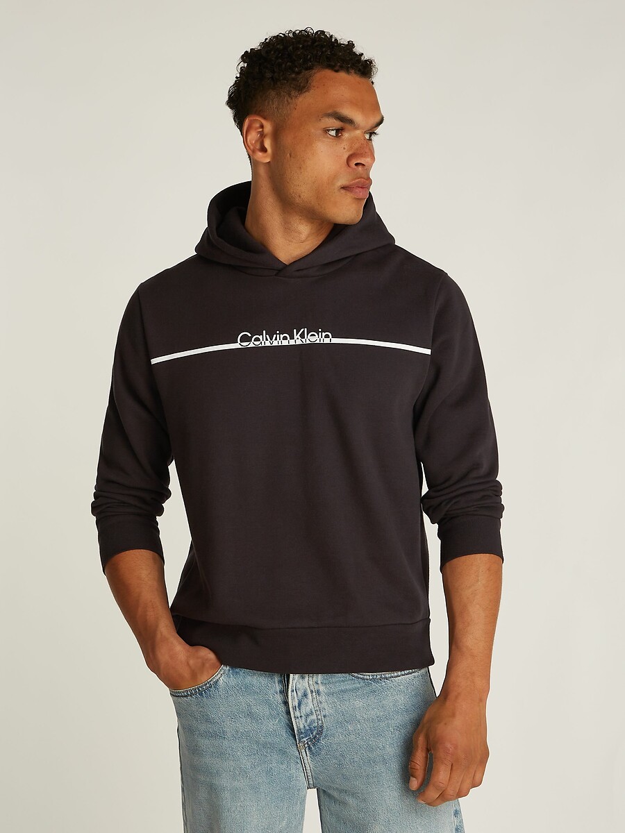 Sweat à capuche à logo, CALVIN KLEIN