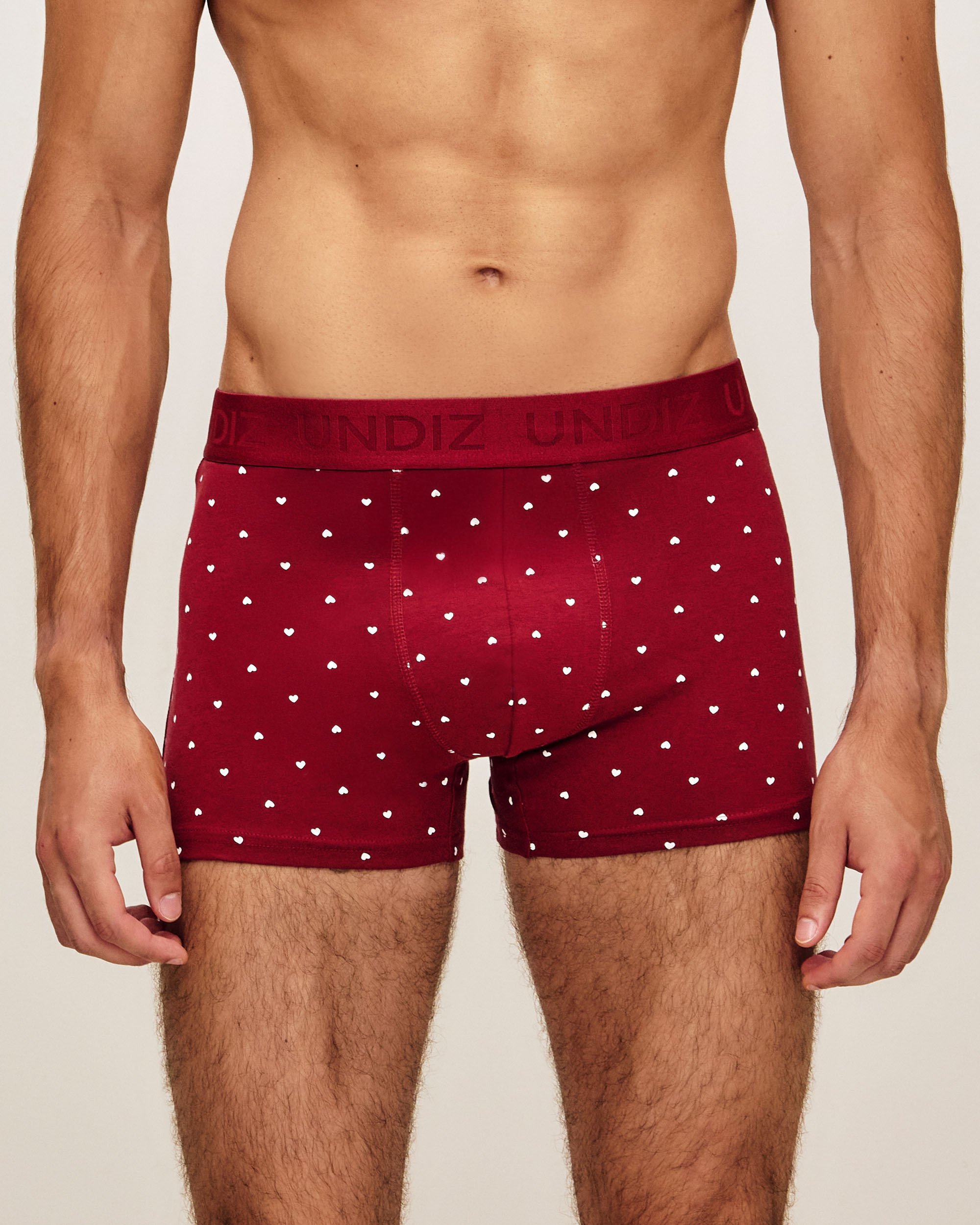 Boxer en coton imprimé coeurs REPEATIZ MINIH, UNDIZ