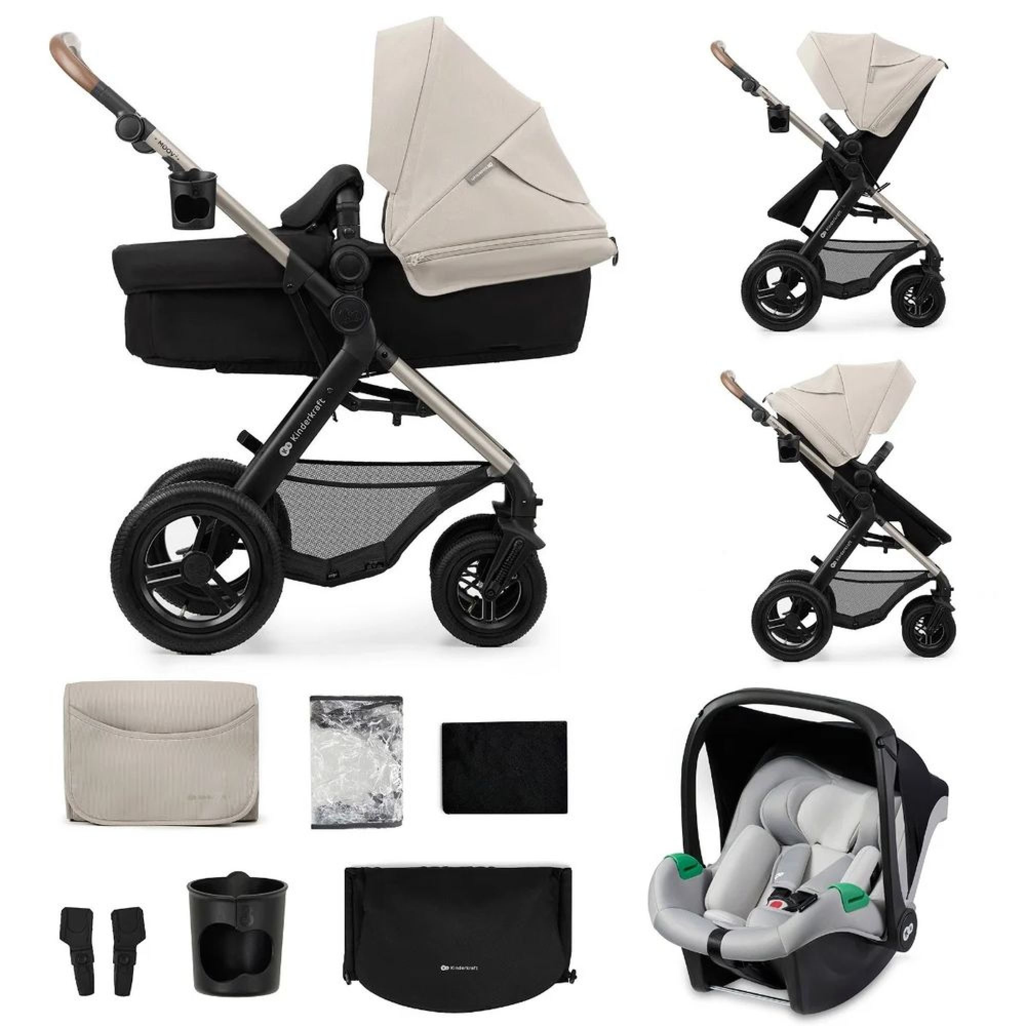 Poussette trio Moov 2, KINDERKRAFT