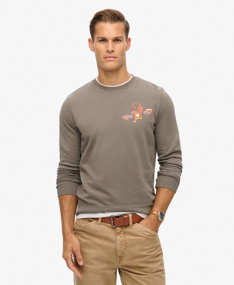 Sweat à motif tatouage, SUPERDRY