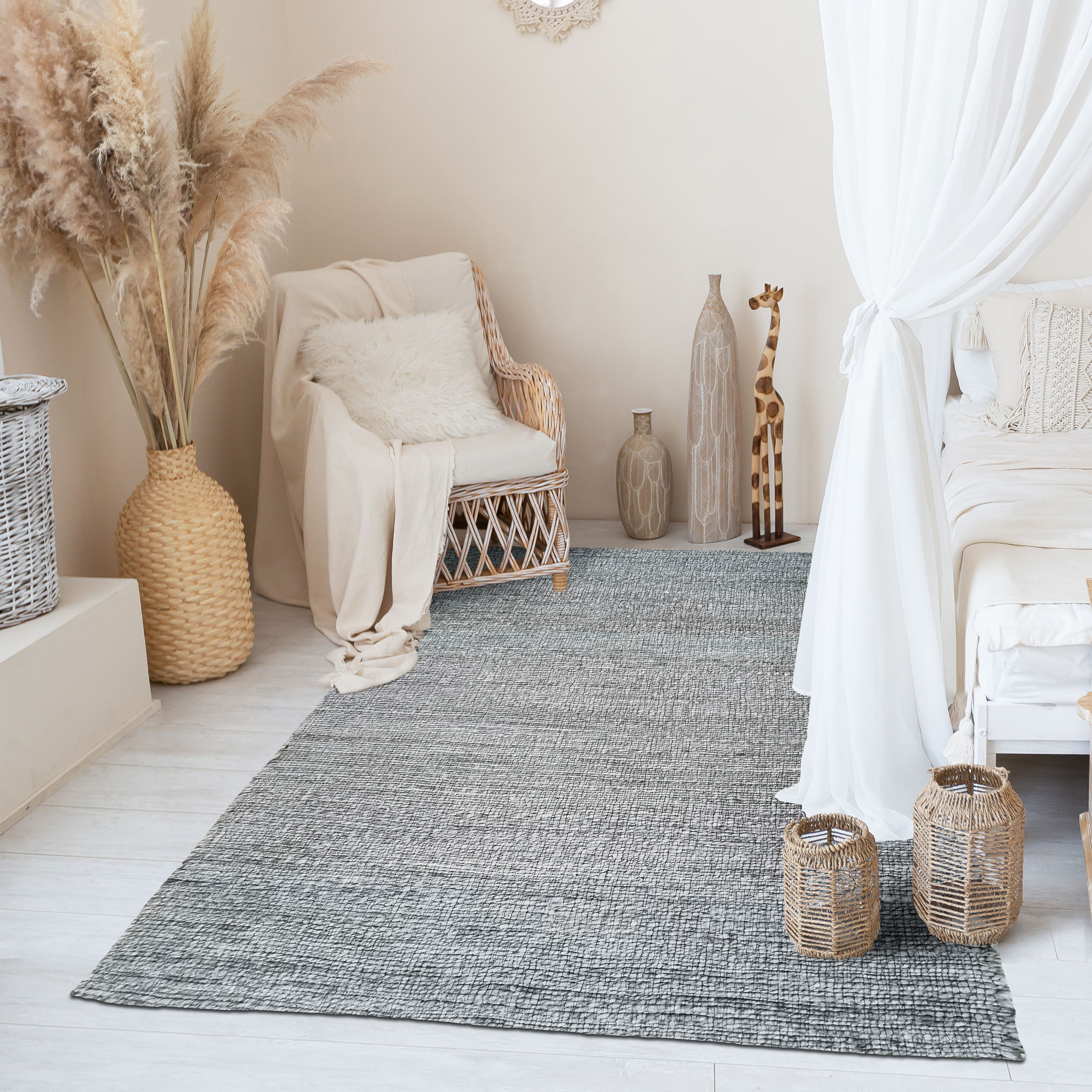 Tapis tressé en jute, THE DECO FACTORY