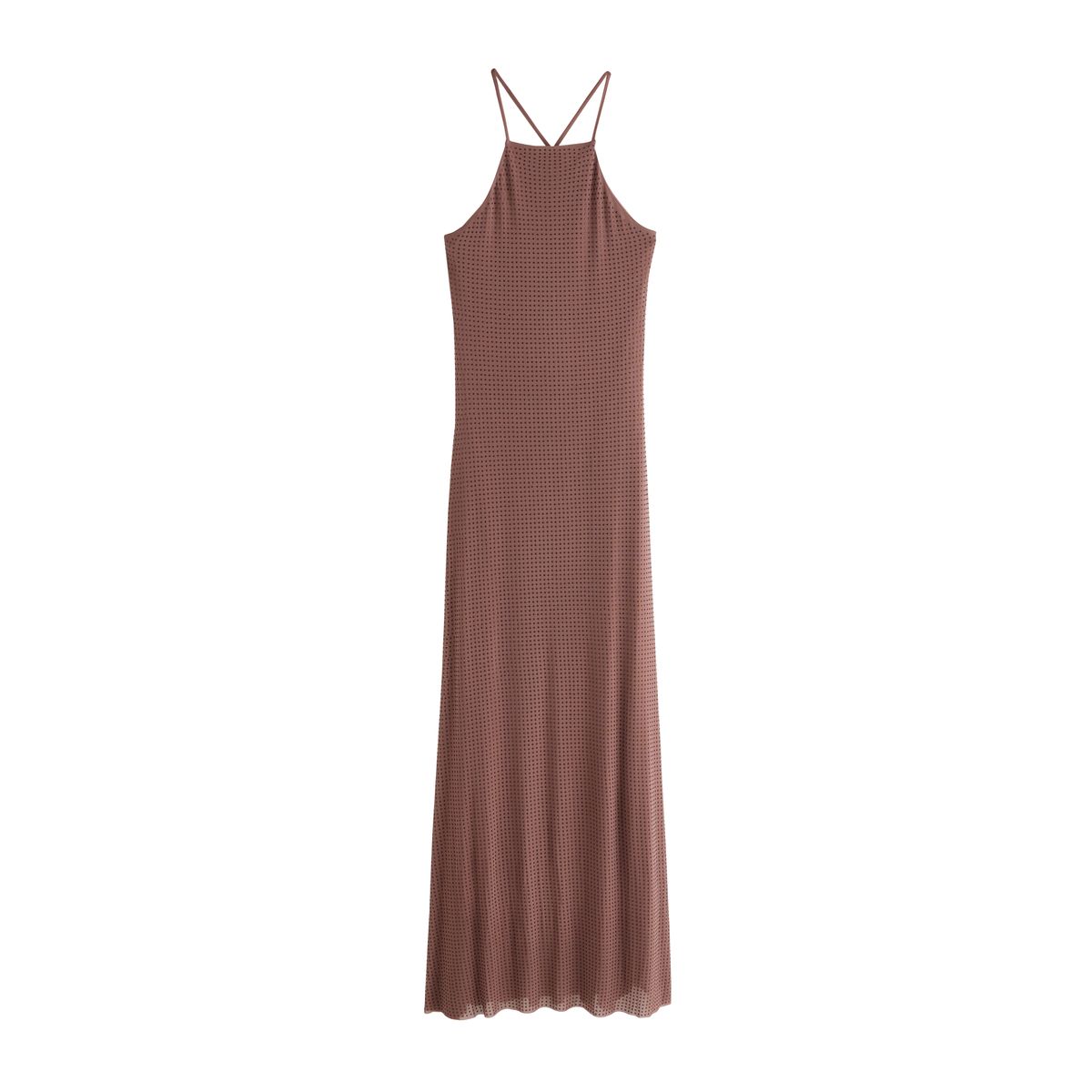 Robe longue avec dos bénitier et strass, NEXT