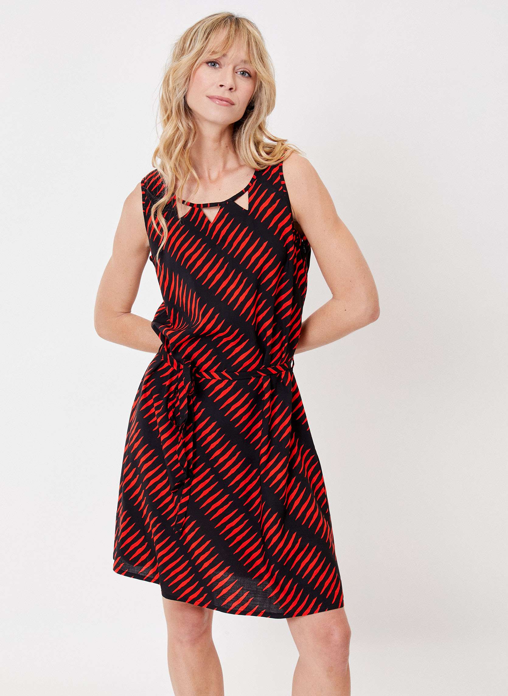 Robe fluide col fantaisie CLAIRE, PRINCESSE NOMADE