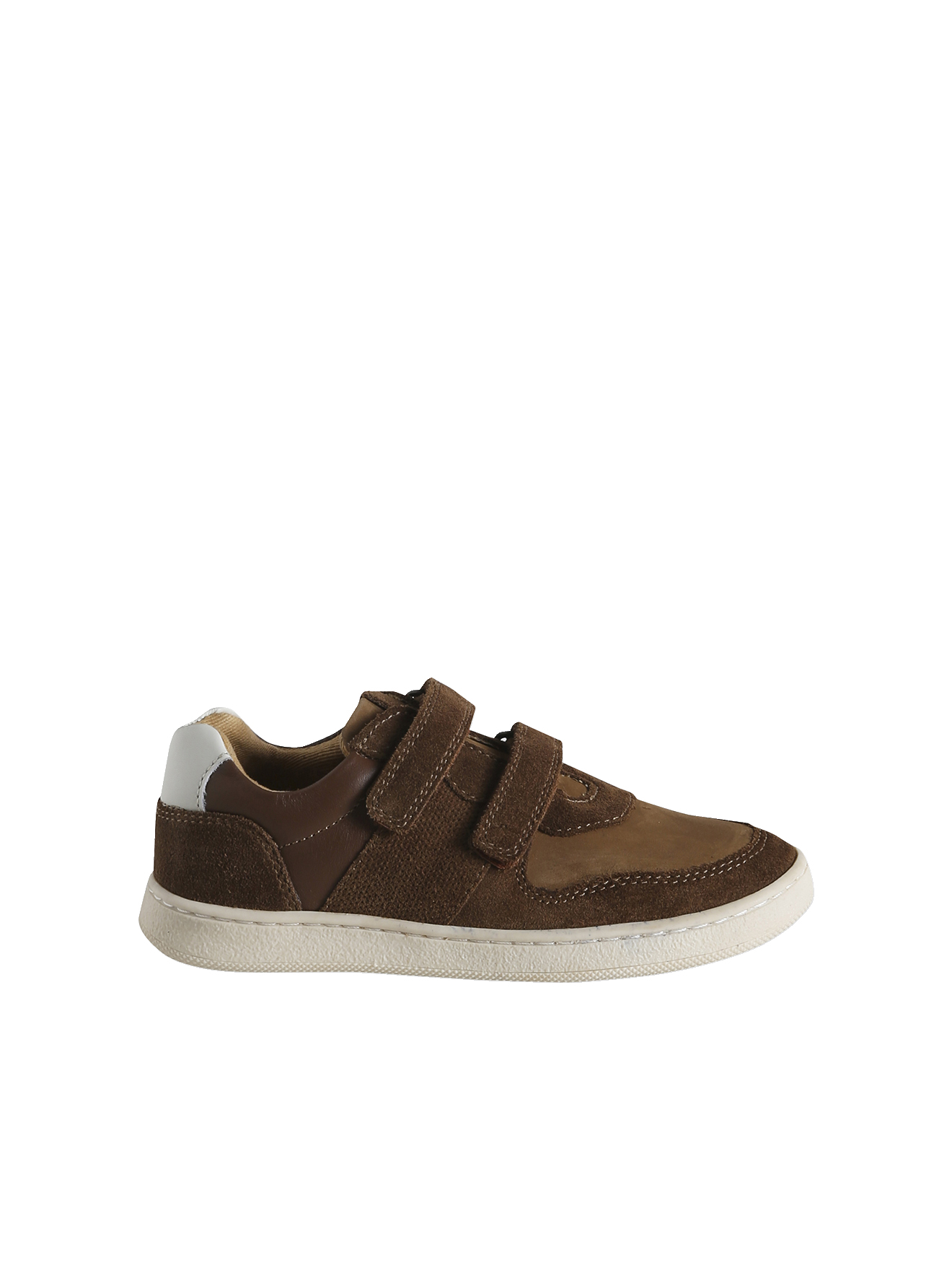 Baskets scratchées cuir enfant collection maternelle, VERTBAUDET