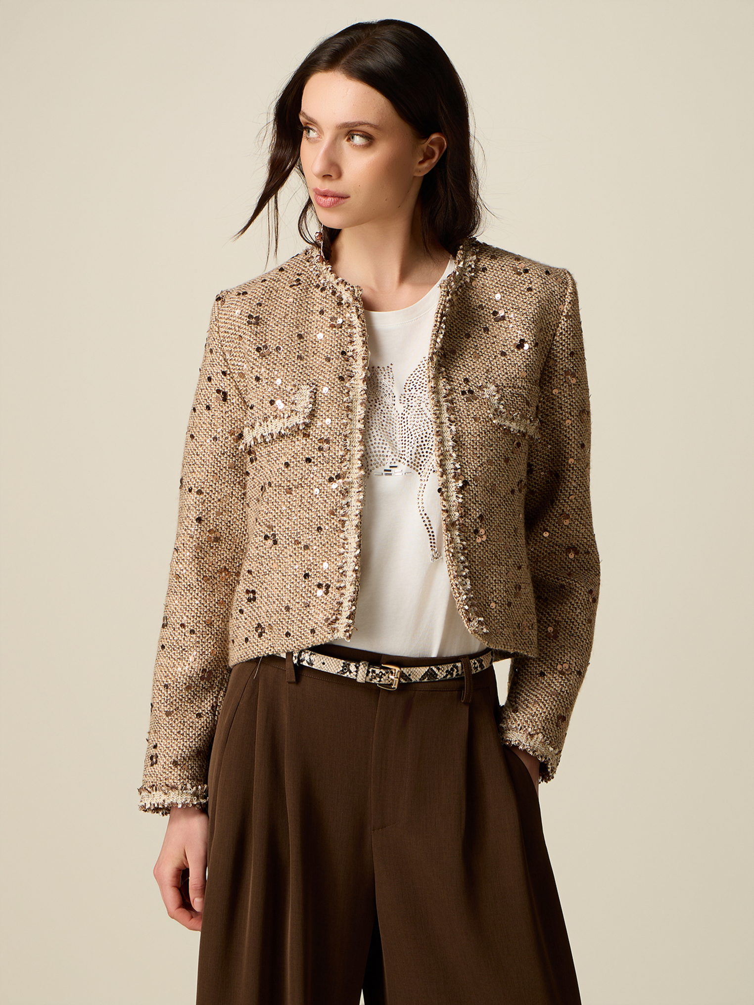 Veste à paillettes, OLTRE