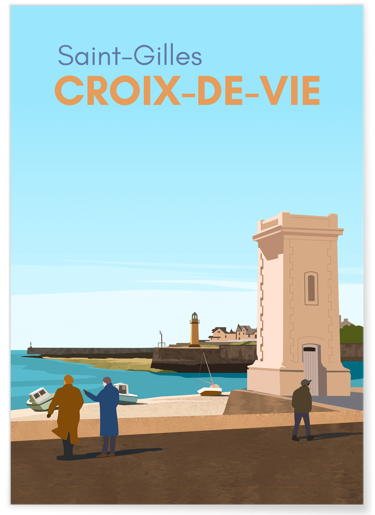 Affiche ville Saint-Gilles-Croix-de-Vie, L'AFFICHERIE