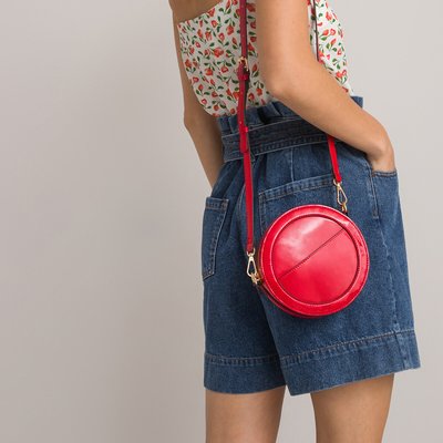 Recycled Patent Circle Crossbody Handbag LA REDOUTE COLLECTIONS