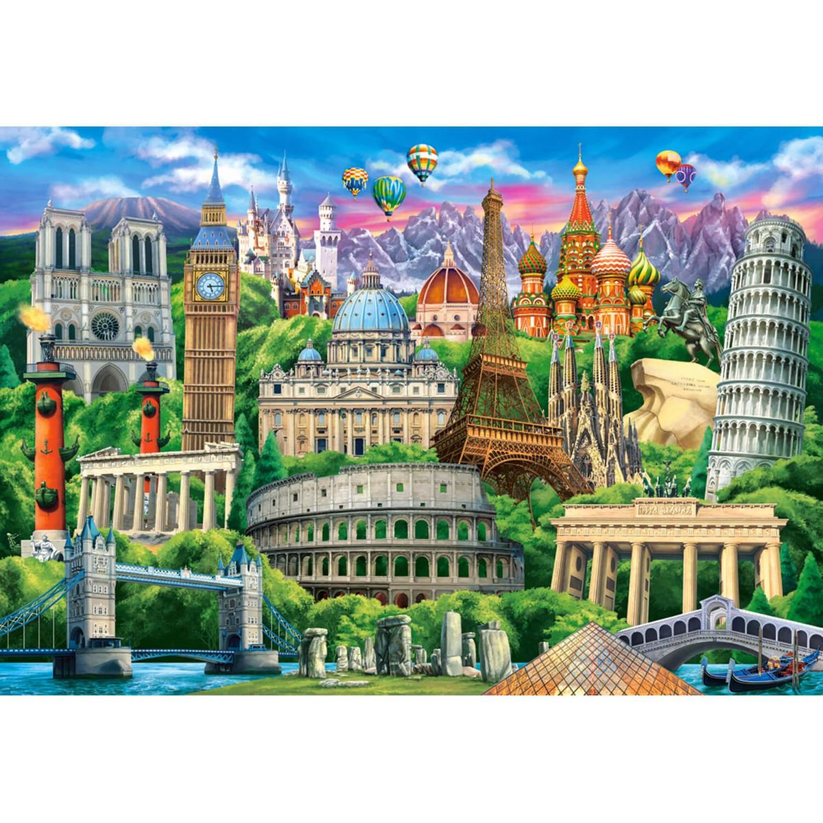 Puzzle 5000 pièces - brueghel : la construction de la tour de