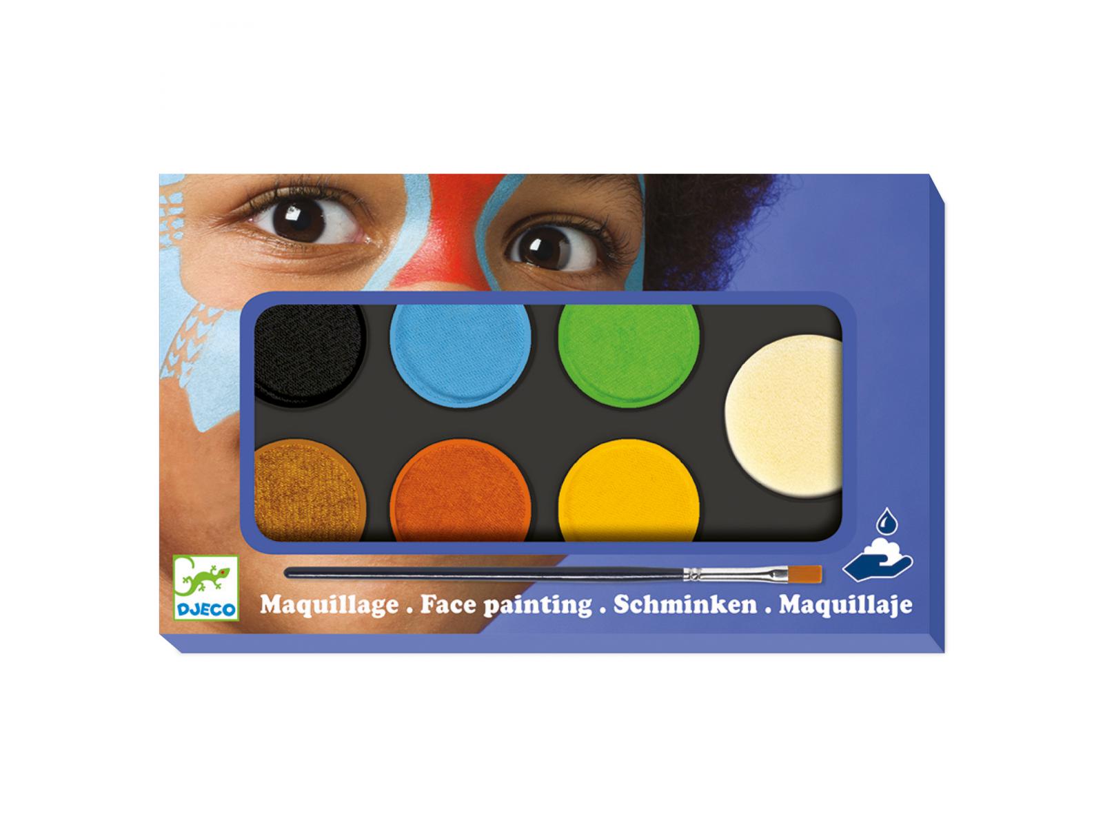 Palettes et accessoires - Palette 6 couleurs - Nature, DJECO