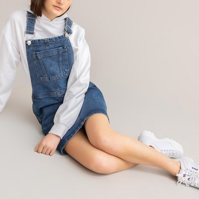 Denim Dungaree Dress, 10-18 Years LA REDOUTE COLLECTIONS