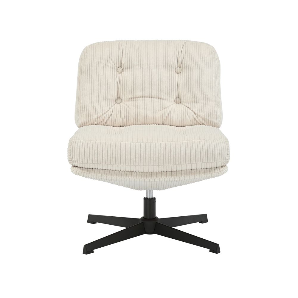 Fauteuil pivotant velours côtelé, ZAGO
