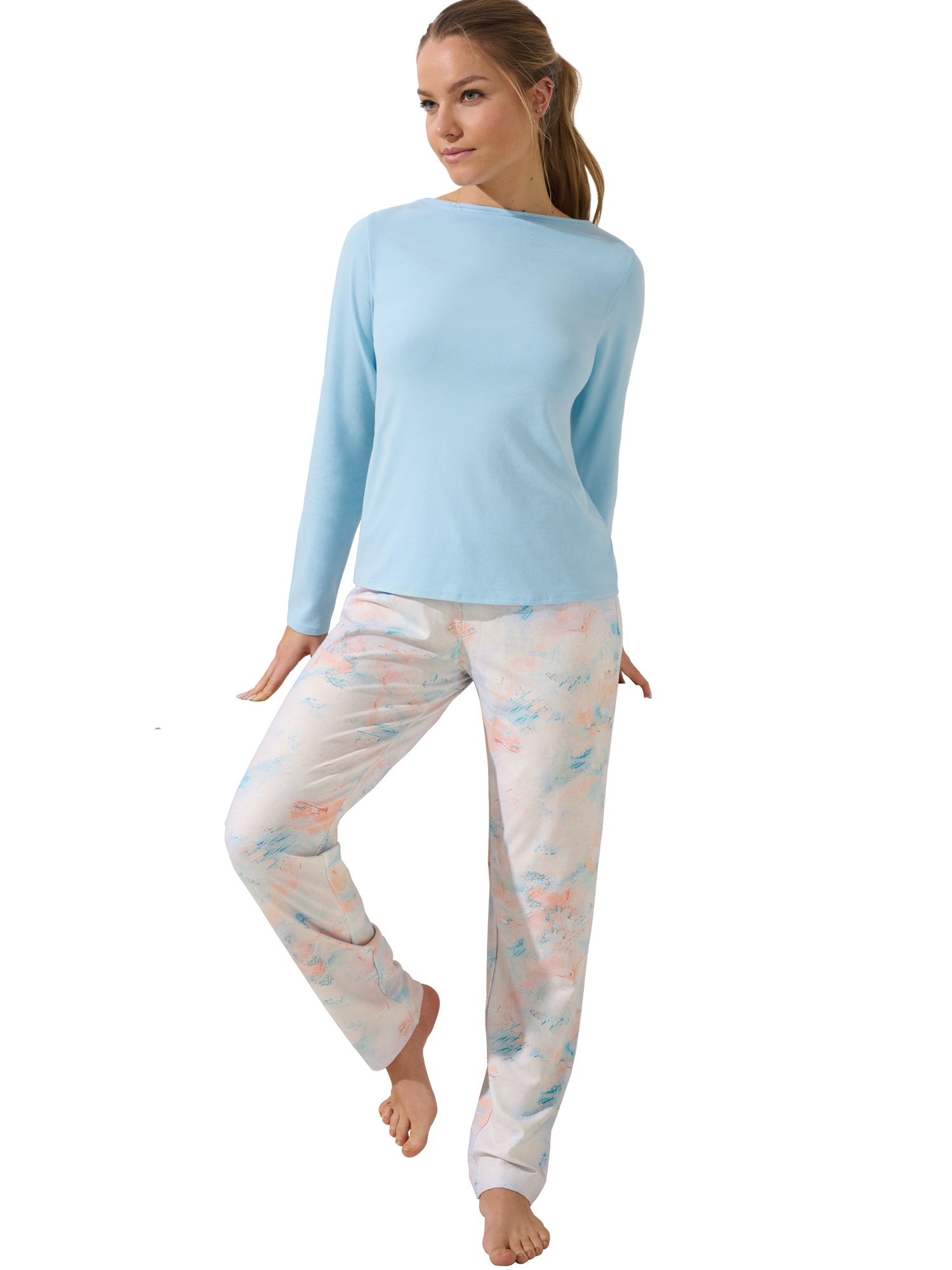 Pyjama pantalon top manches longues Olena, LISCA