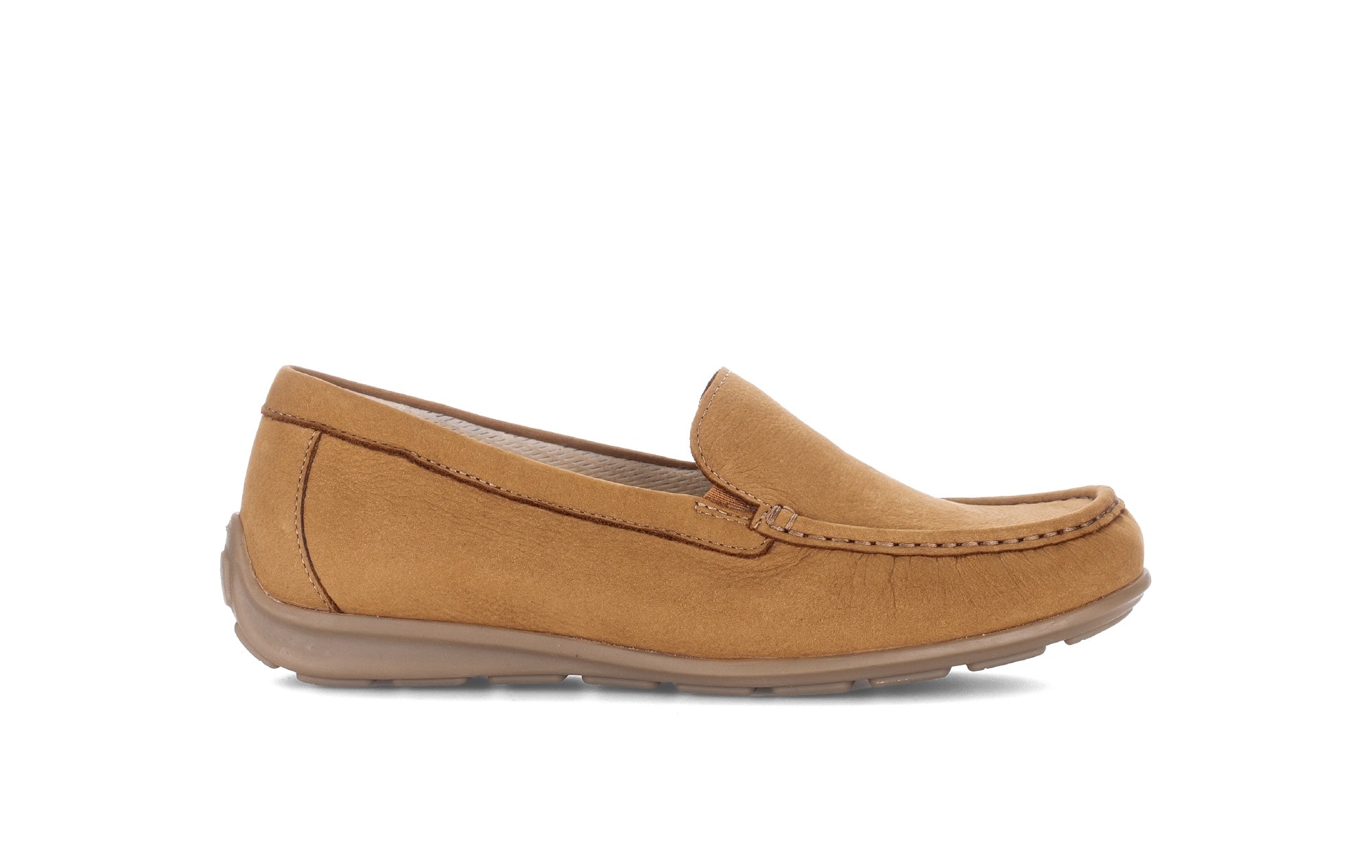 Mocassins en cuir à talon compensé, GABOR