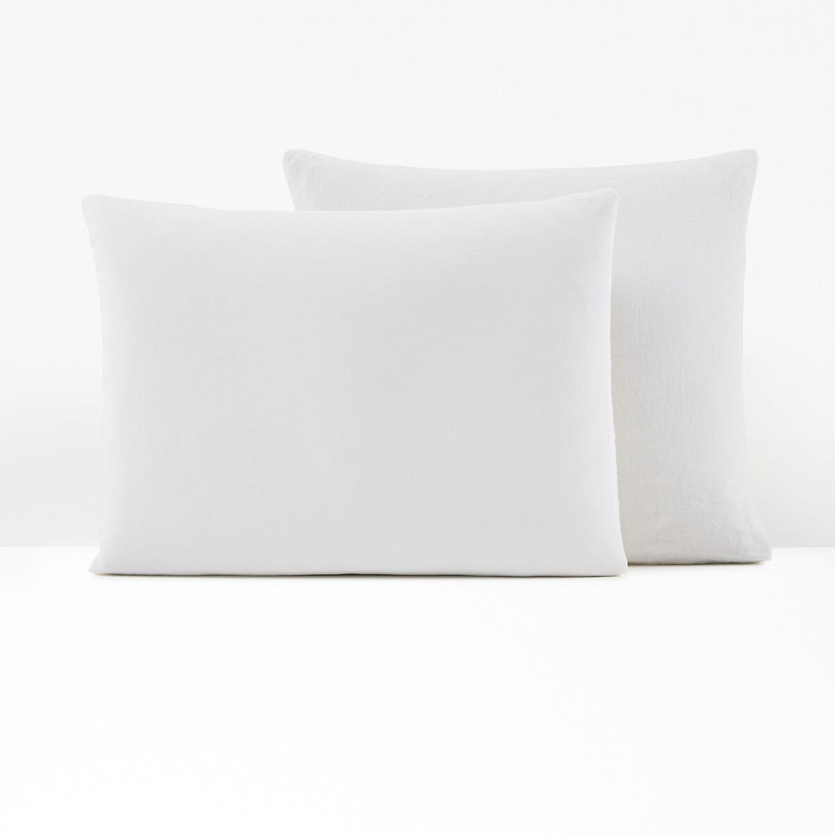 Annaba Two-Sided Washed Linen and Cotton Pillowcase