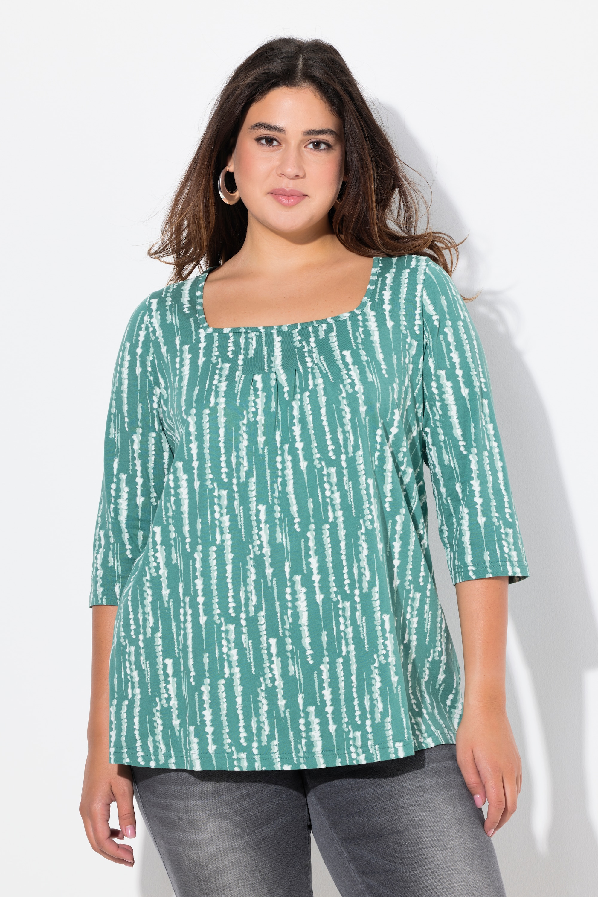 T-shirt avec plis fantaisie, ULLA POPKEN
