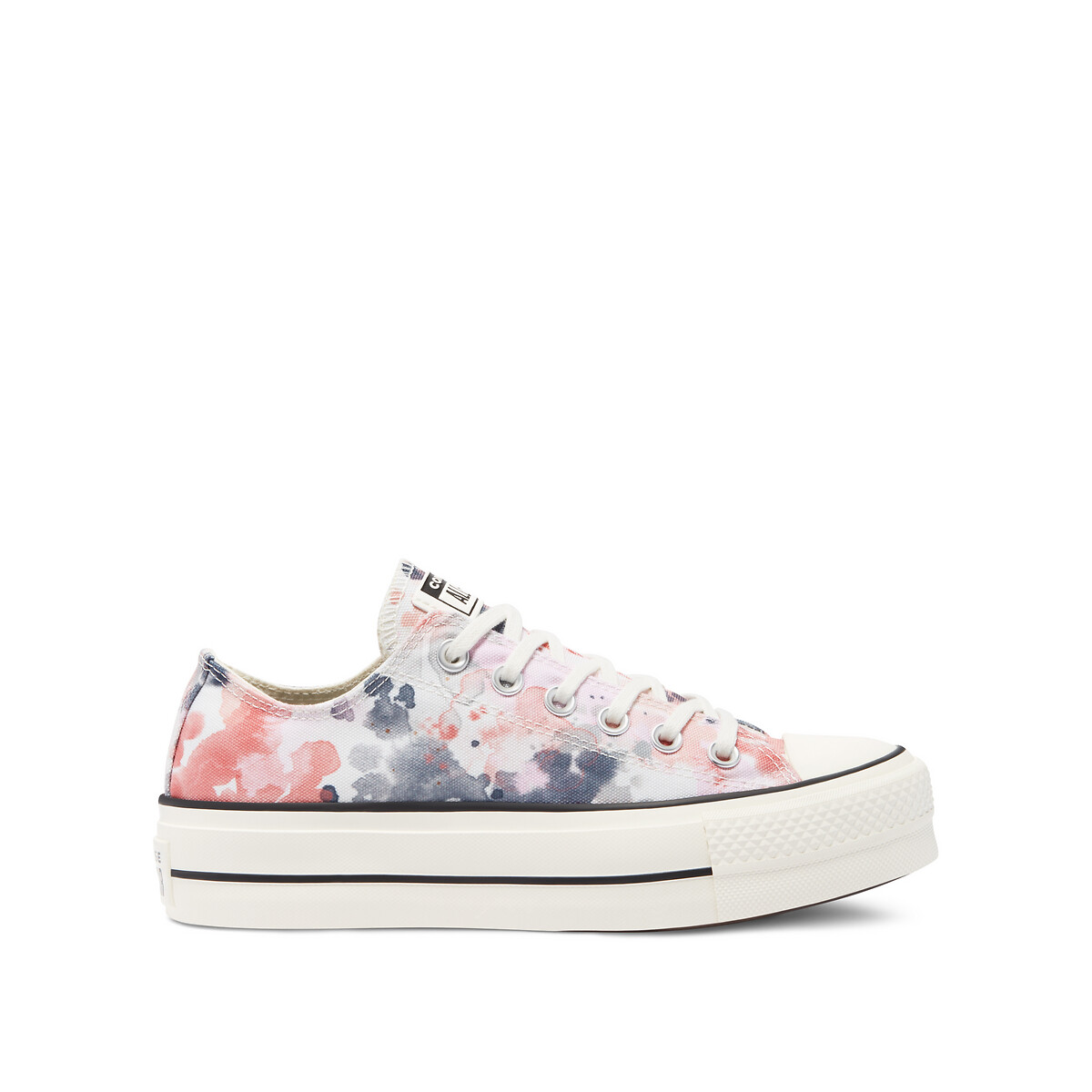 converse all star low grey pink canvas
