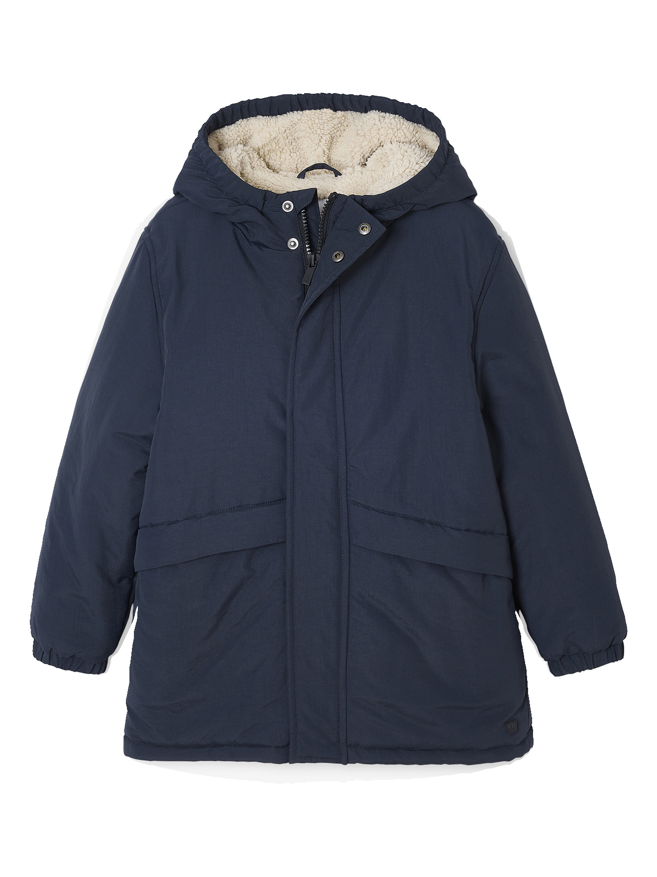 Parka à capuche doublure sherpa, VERTBAUDET