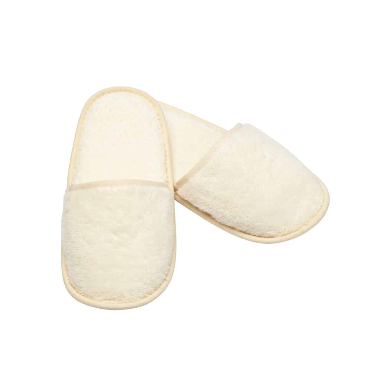Chausson de bain en coton éponge imperméable mixte SPA, LINANDELLE
