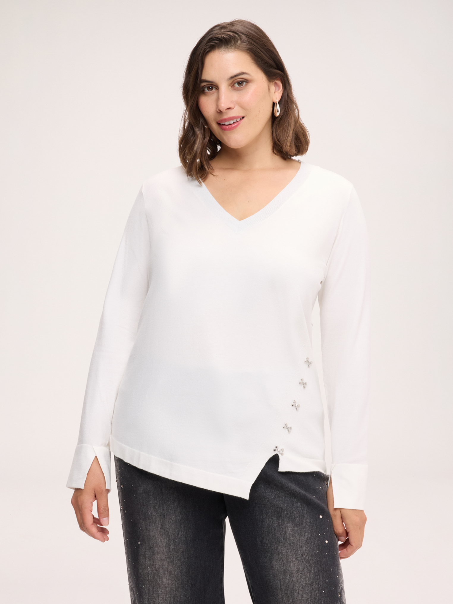 Pull avec applications métalliques, FIORELLA RUBINO
