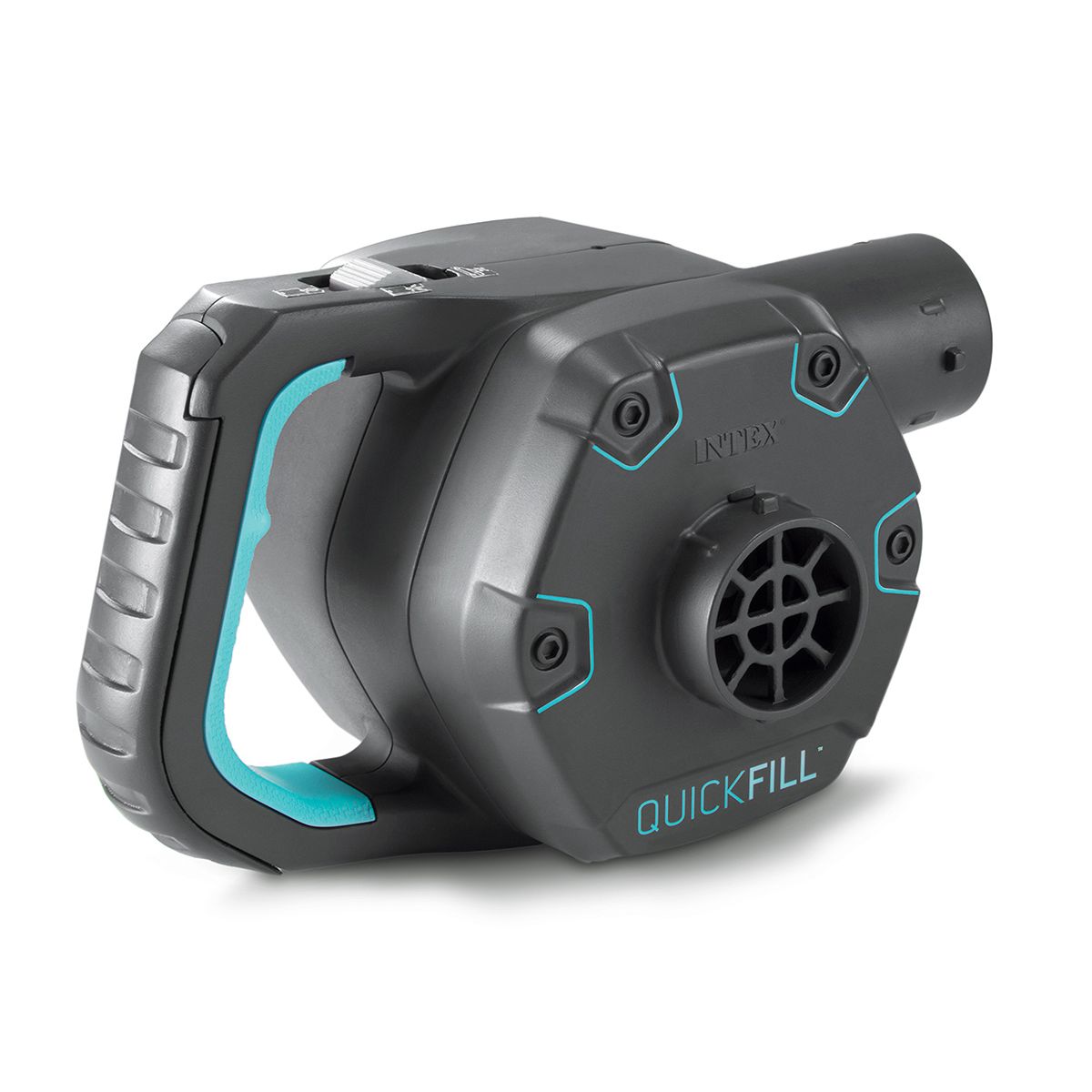 Gonfleur électrique 450W COSTWAY - Débit 850 M³/h - Cordon 3,7 M - Pour Châteaux Gonflables, Toboggans, Structures Gonflables - 3