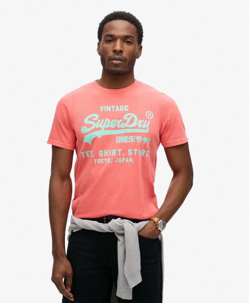 T-shirt Vintage Logo fluo, SUPERDRY
