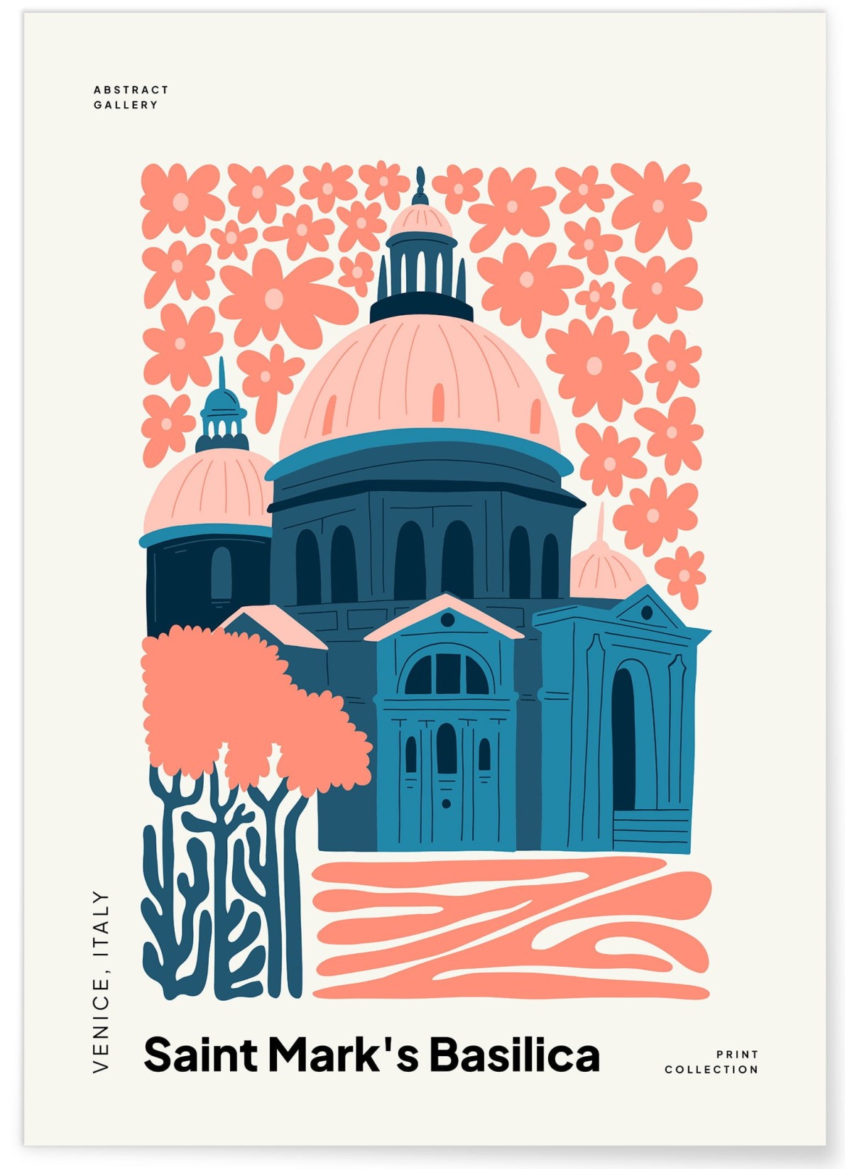 Affiche Venise Basilique Saint Marc, L'AFFICHERIE