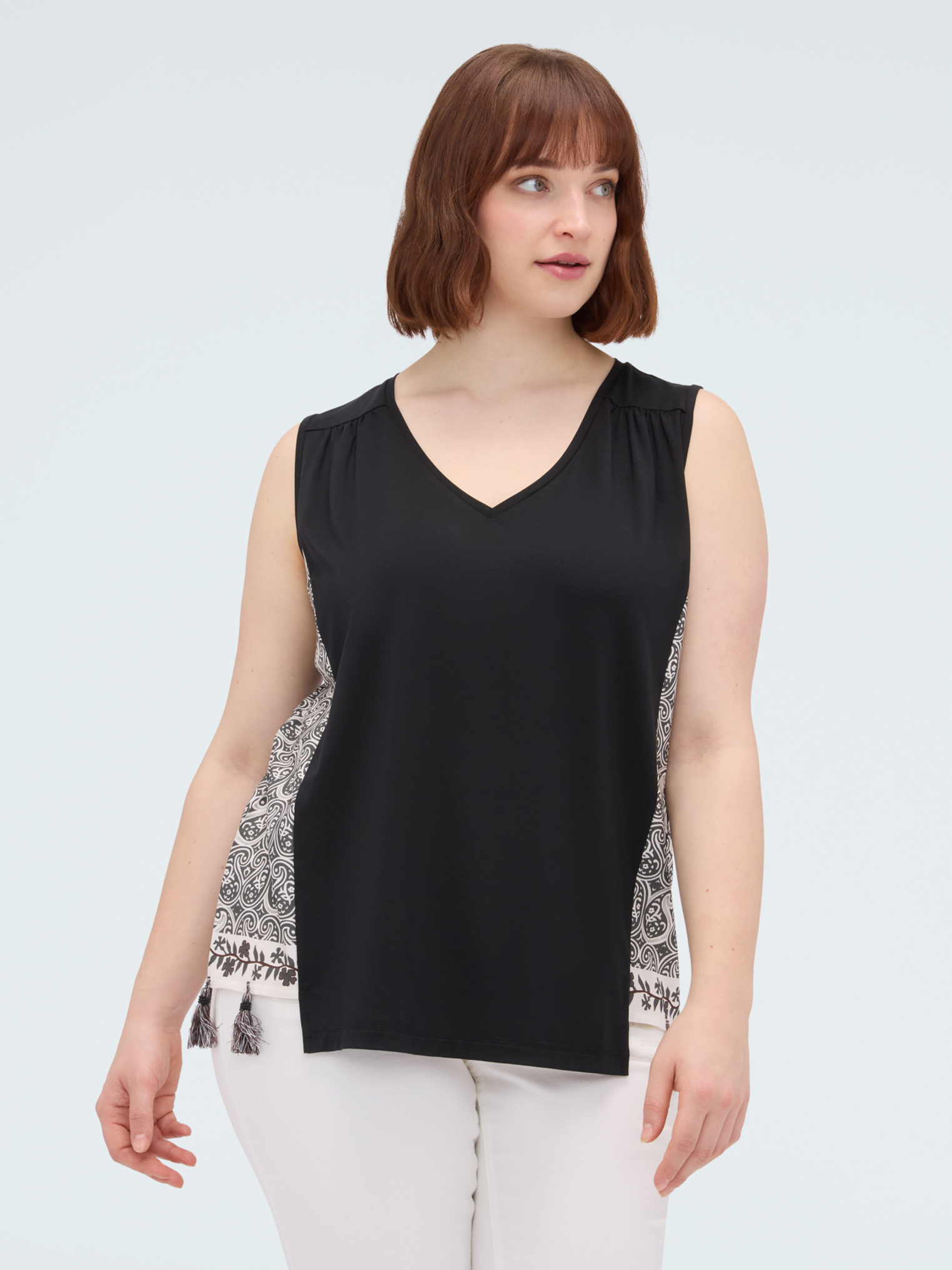 Top à franges., FIORELLA RUBINO