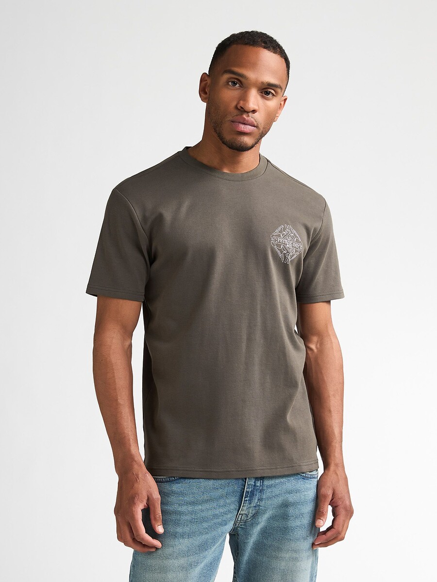 T-shirt manches courtes, motif dos, PETROL INDUSTRIES