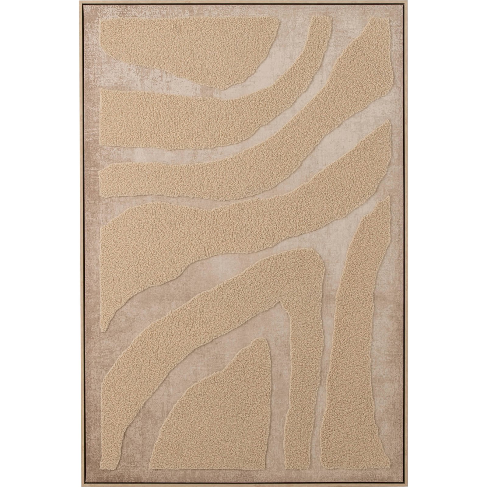 Tableau mural en coton, Relief abstrait, RECOLLECTION