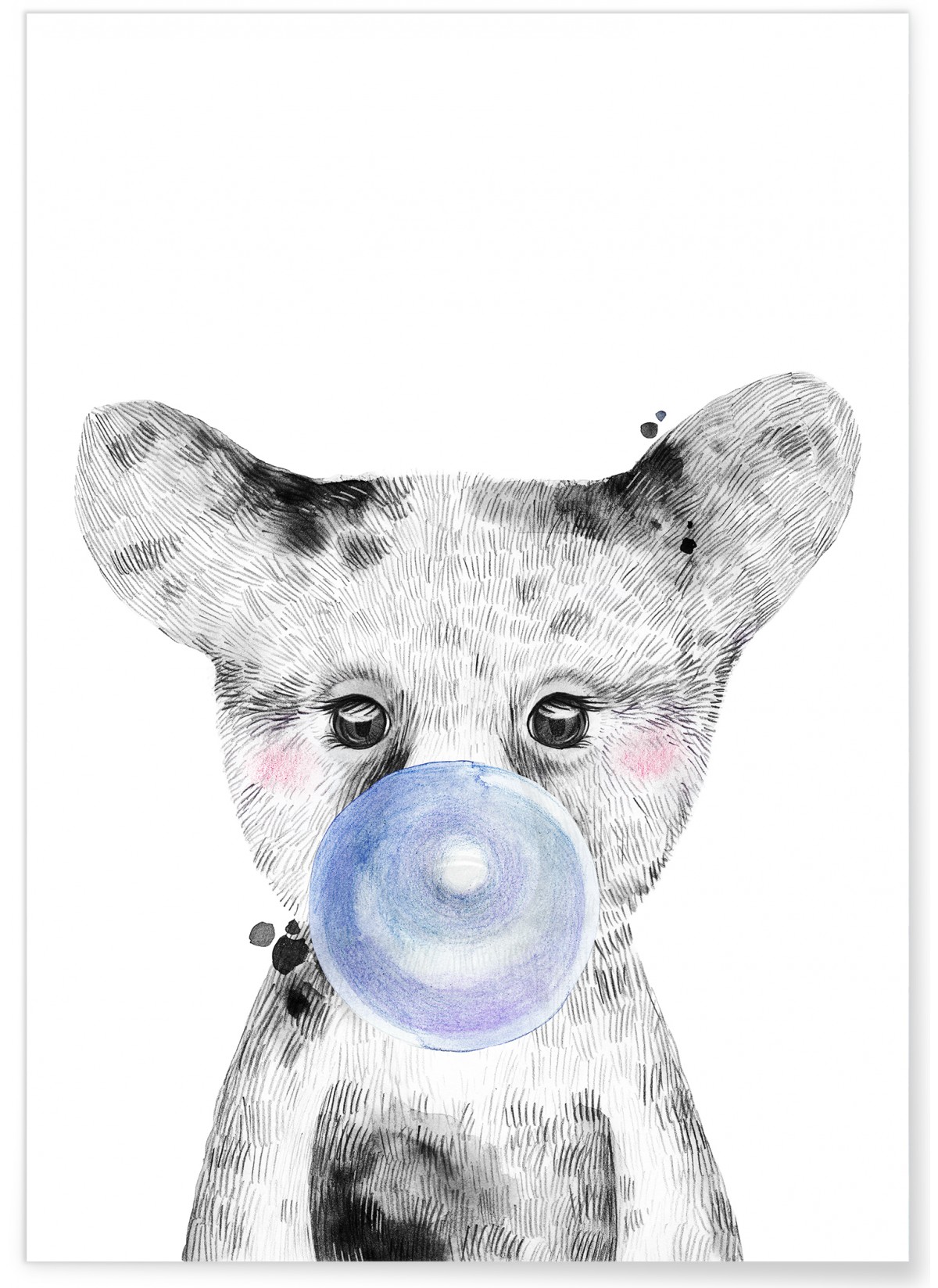 Affiche Bulle d'Ours Bleue, L'AFFICHERIE
