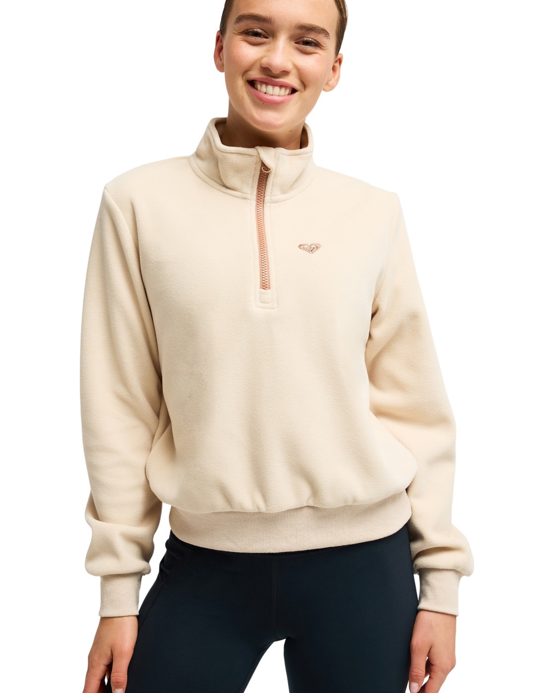 Polaire de sport WAVES OF WARMTH HALF ZIP., ROXY