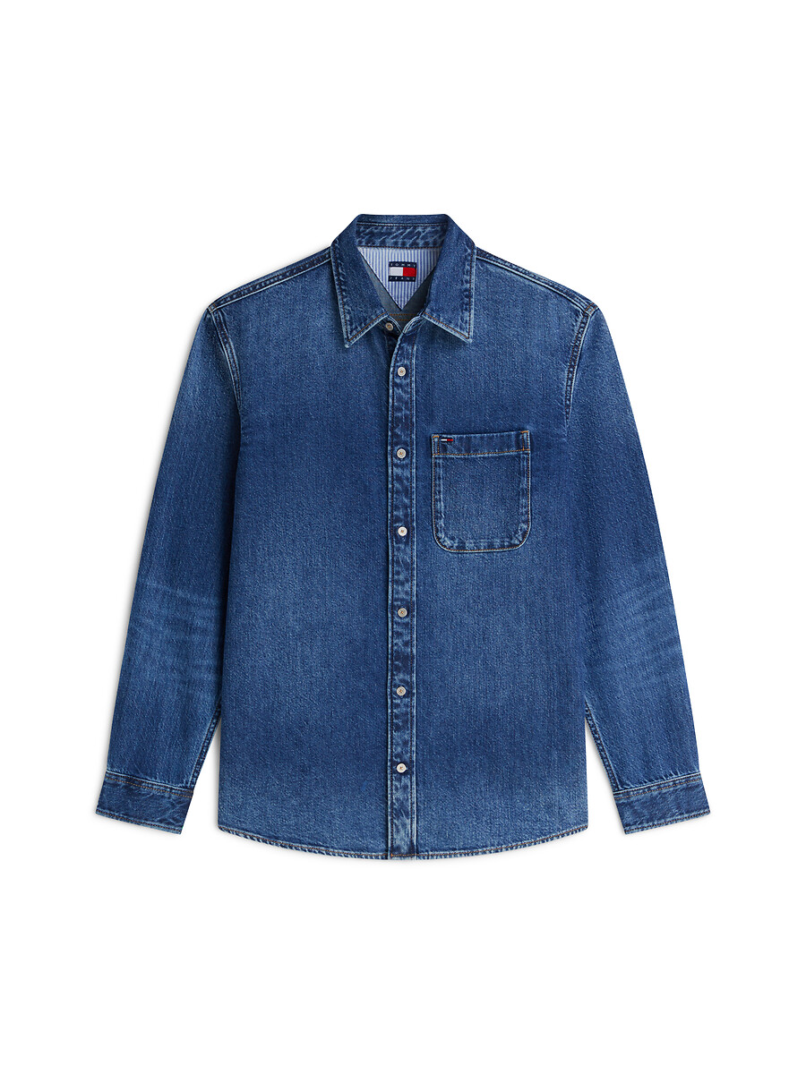 Chemise en denim unisexe, TOMMY JEANS