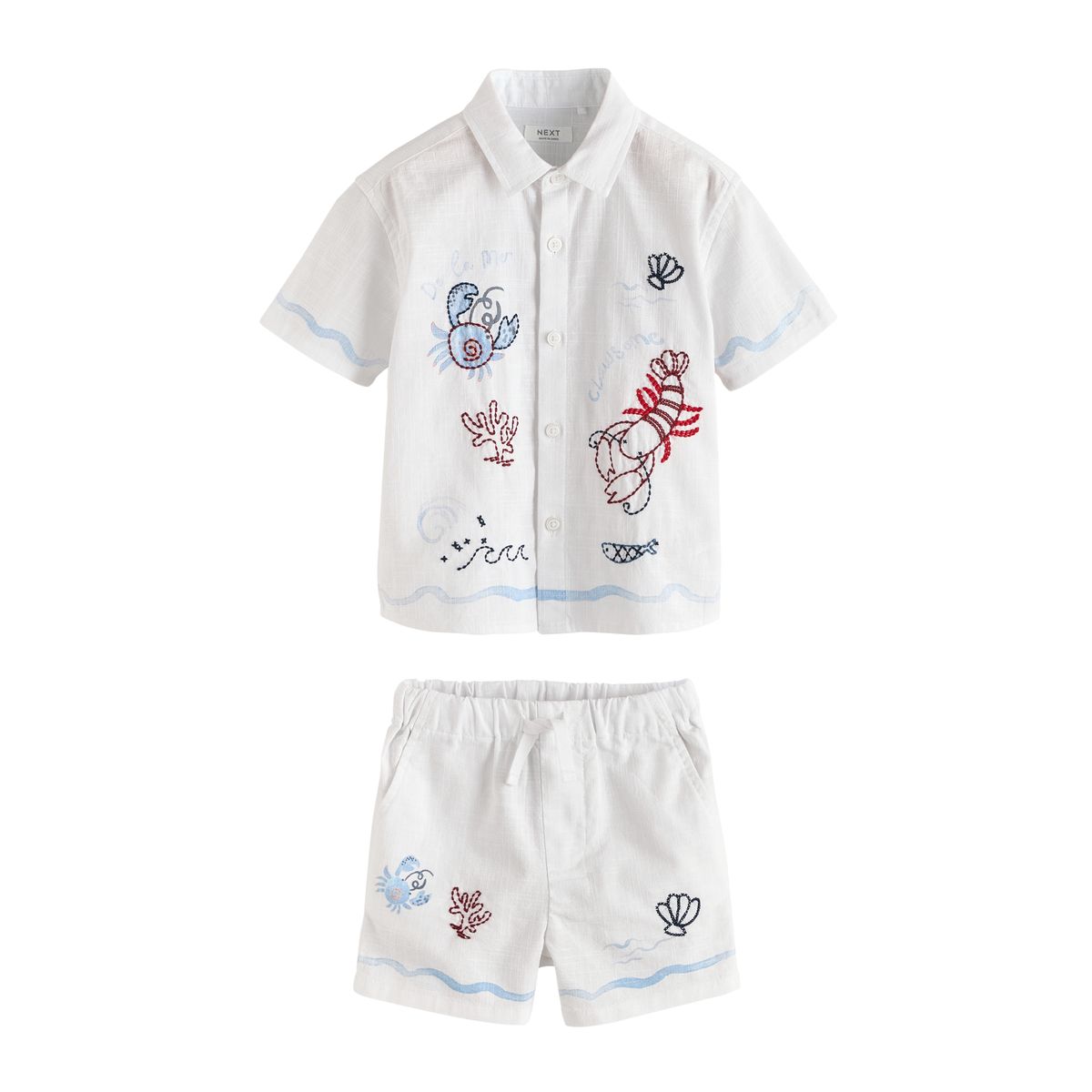 Chemise à manches courtes et short, NEXT