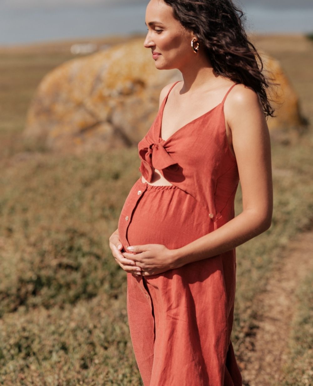 Robe d'allaitement Nolwenn, CACHE COEUR