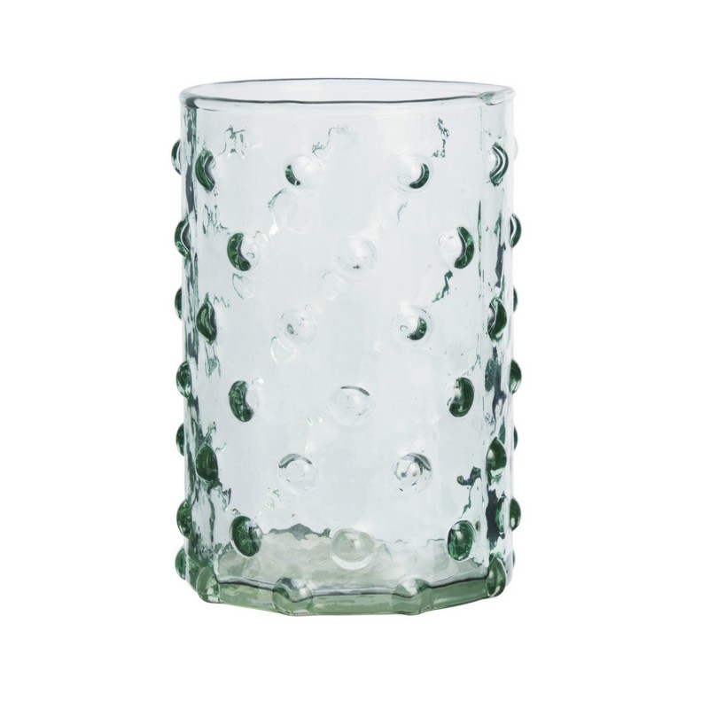 Verre à eau texturé à pois, MADAM STOLTZ