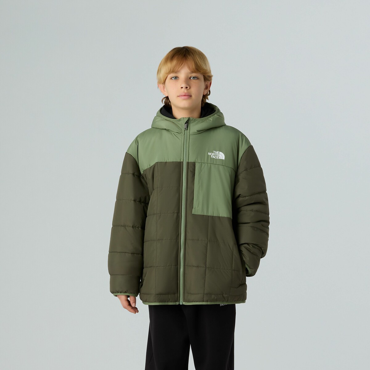Manteau réversible, coté sherpa, coté doudoune