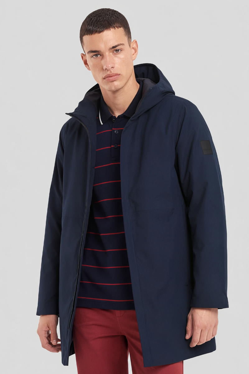 Parka longue en polyester recyclé HUXLEY, BERMUDES